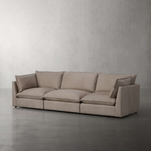 Owen Nubuck Leather Modular Sofa - Image 2