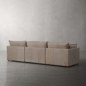 Owen Nubuck Leather Modular Sofa - Image 3
