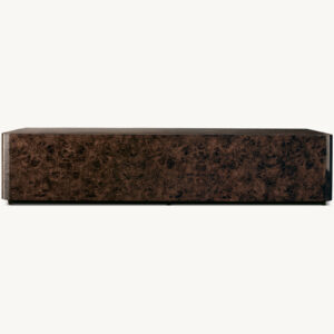 Bardot Burl Plinth Coffee Table - Image 3