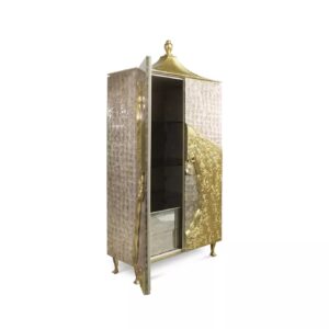 Camilia Mother of Pearl Armoire - Image 4