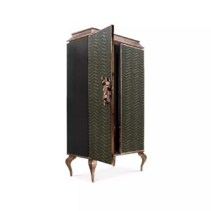 Divine Peacock Organic Feather Armoire - Image 3